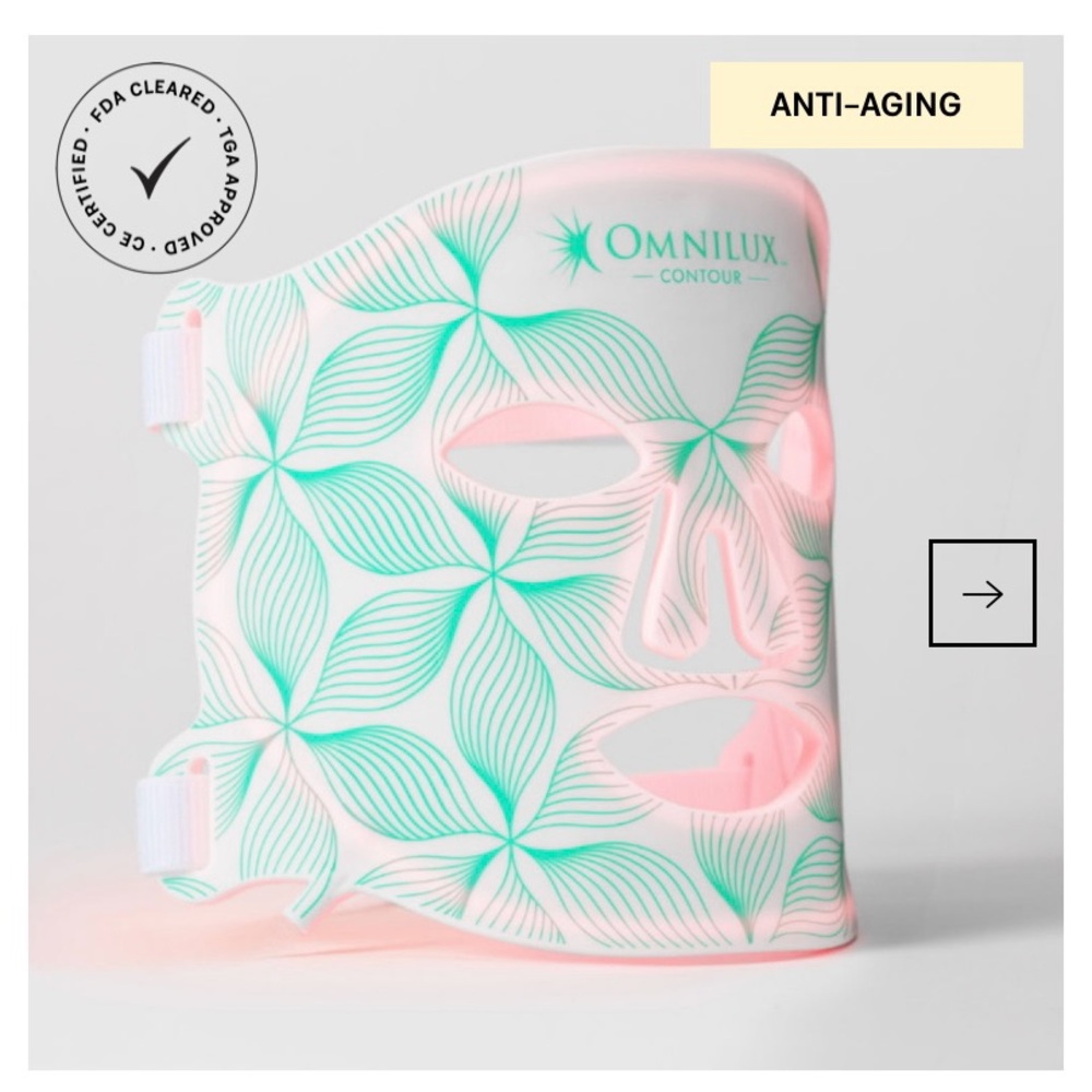 Omnilux Contour Anti-Aging LED Face Mask - Pink/Green